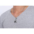 New Style Silver Horn Saxophone Pendant Necklace Jewelry